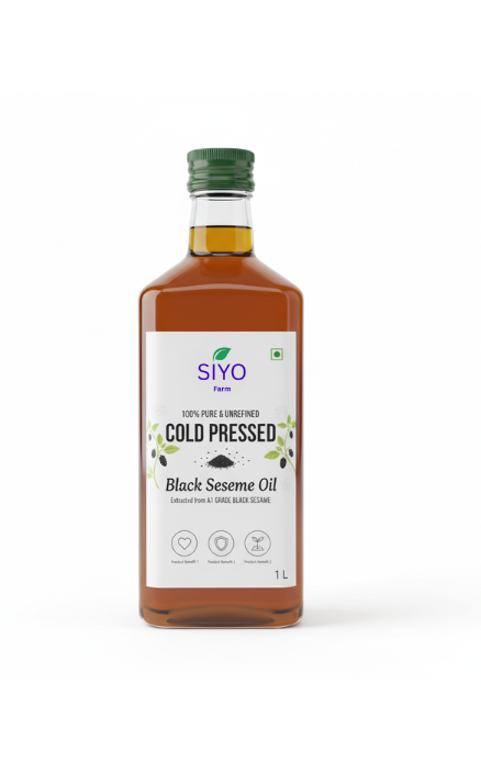 cold pressed black sesame oil 1L