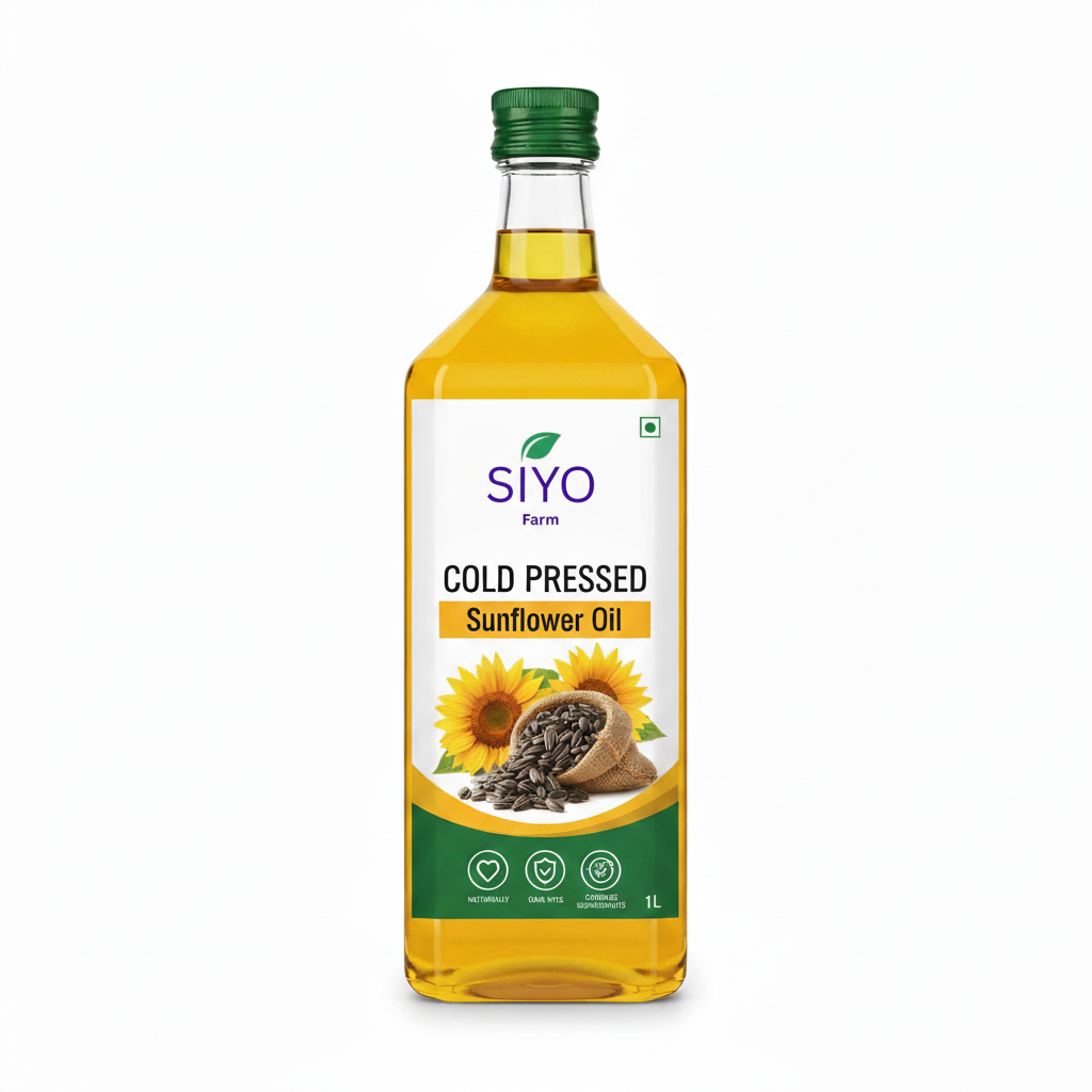Wood Pressed Sunflower Oil 1L