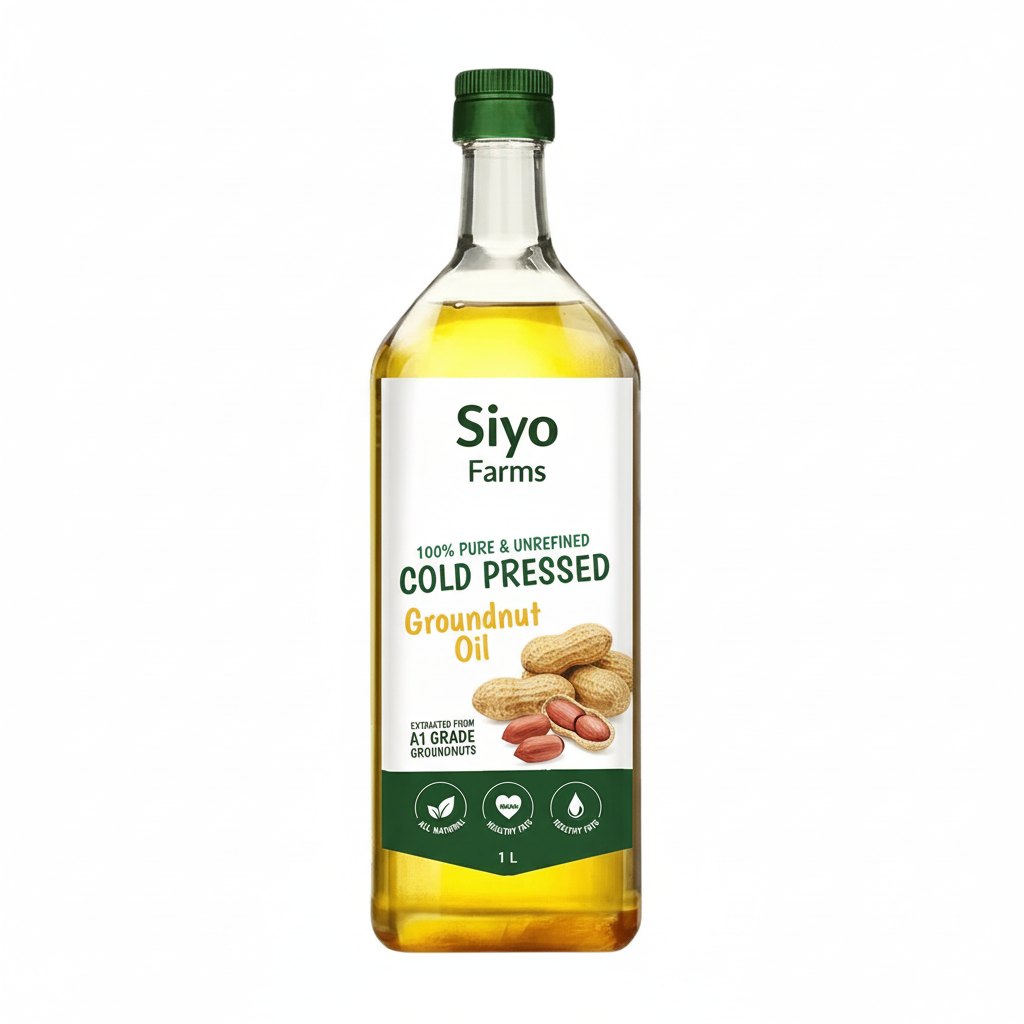 Cold-pressed groundnut oil 1L